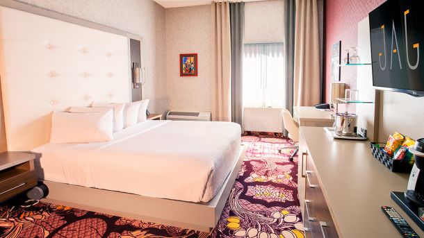 Standard Queen Room on Rhythm side of JAG.